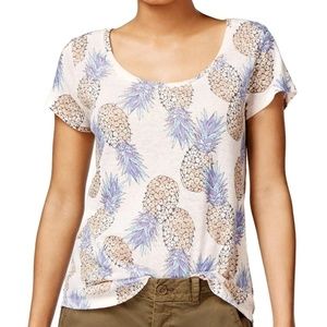 NWT! Lucky Brand Pineapple Graphic Tee